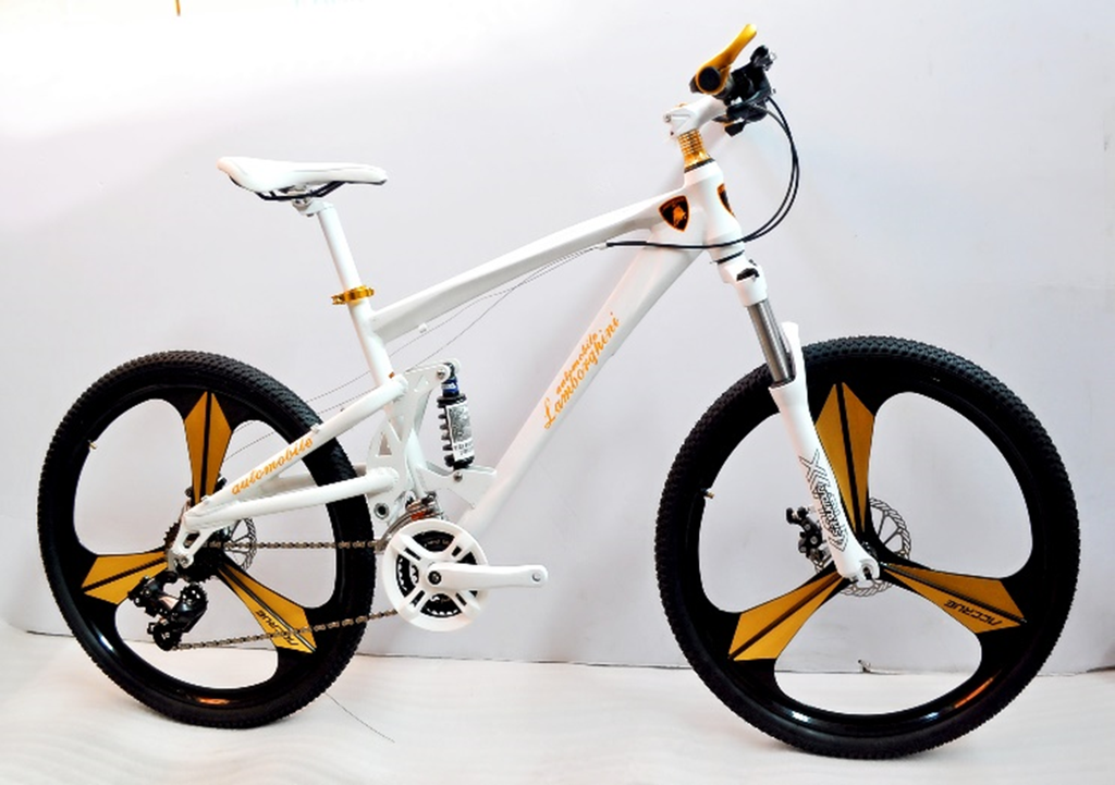 Ламбордини Х9 двухколесный велосипед на алюминиевых дисках